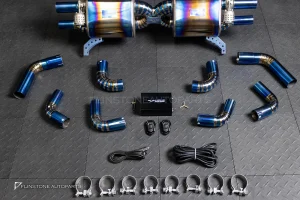 ชุดท่อ USUS EXHAUST Titanium Blue สำหรับ Lamborghini-610