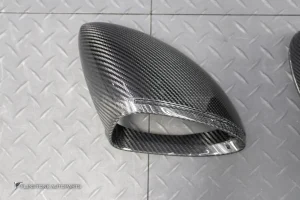กระจกมองข้าง Carbon fiber สำหรับ Porsche 971 976 Panamera งาน DRY