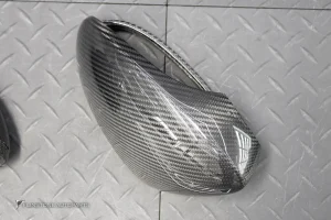 กระจกมองข้าง Carbon fiber สำหรับ Porsche 971 976 Panamera งาน DRY