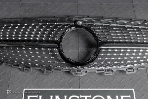 กระจังหน้า W213 E-Class ทรง Diamond มีกล้องหน้า ก้านดำ