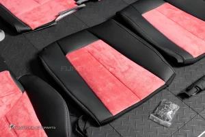 ชุดเบาะ สำหรับ Audi TT สีดำ-ชมพู