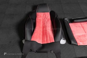 ชุดเบาะ สำหรับ Audi TT สีดำ-ชมพู