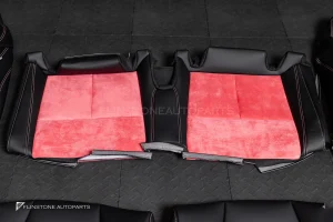 ชุดเบาะ สำหรับ Audi TT สีดำ-ชมพู