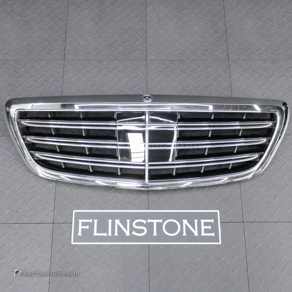 กระจังหน้า Mercedes Benz W222 S-Class สีโครเมี่ยม ทรงเดิมติดรถ