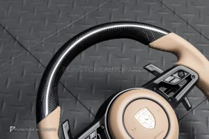 พวงมาลัย Carbon fiber พร้อม Airbag สำหรับ PORSCHE Cayenne 958