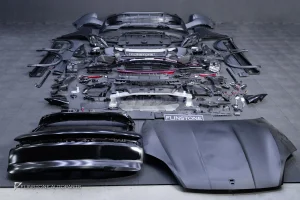 ชุดกันชนรอบสำหรับ Porsche Cayenne 958 To E3 หน้า TURBO GT หลัง Sport Design
