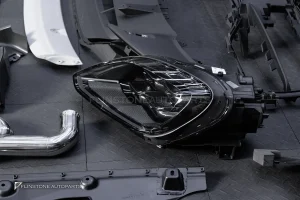 ชุดกันชนรอบสำหรับ Porsche Cayenne 958 To E3 หน้า TURBO GT หลัง Sport Design