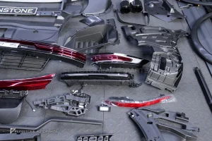ชุดกันชนรอบสำหรับ Porsche Cayenne 958 To E3 หน้า TURBO GT หลัง Sport Design