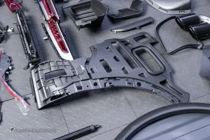 ชุดกันชนรอบสำหรับ Porsche Cayenne 958 To E3 หน้า TURBO GT หลัง Sport Design