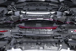 ชุดกันชนรอบสำหรับ Porsche Cayenne 958 To E3 หน้า TURBO GT หลัง Sport Design