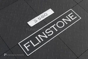 โลโก้ S580 ทรง Maybach ติดท้ายรถ สีโครเมี่ยม