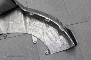 ลิ้นหน้า Carbon fiber สำหรับ PORSCHE CAYENNE 9Y0.1 ทรง Paktecuz สำหรับกันชน Sport Design