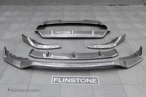 ลิ้นหน้า + ดิฟฟิวเซอร์ + สปอยเลอร์หลังคา Carbon fiber สำหรับ BMW X5 G05 ทรง GT
