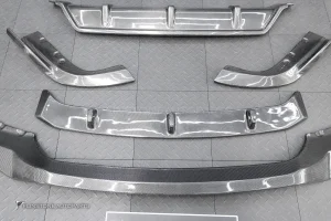 ลิ้นหน้า + ดิฟฟิวเซอร์ + สปอยเลอร์หลังคา Carbon fiber สำหรับ BMW X5 G05 ทรง GT