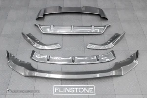 ลิ้นหน้า + ดิฟฟิวเซอร์ + สปอยเลอร์หลังคา Carbon fiber สำหรับ BMW X5 G05 ทรง GT
