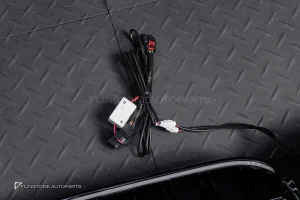 กระจังหน้า LED สำหรับ BMW G11 Series 7 เส้นคู่ สีดำเงา