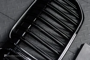 กระจังหน้า LED สำหรับ BMW G11 Series 7 เส้นคู่ สีดำเงา
