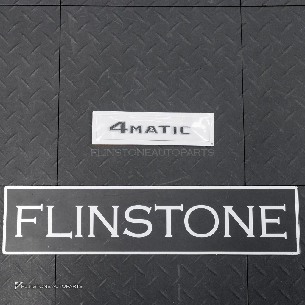 โลโก้ 4Matic ติดท้ายรถ สีโครเมี่ยม