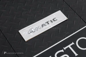โลโก้ 4Matic ติดท้ายรถ สีโครเมี่ยม