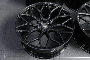 ล้อ Custom forged สำหรับ LAMBORGHINI URUS ขอบ 23 5-130 สีดำเงา