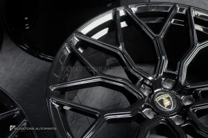 ล้อ Custom forged สำหรับ LAMBORGHINI URUS ขอบ 23 5-130 สีดำเงา