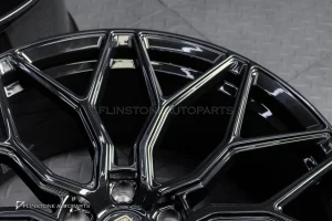 ล้อ Custom forged สำหรับ LAMBORGHINI URUS ขอบ 23 5-130 สีดำเงา