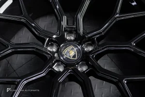 ล้อ Custom forged สำหรับ LAMBORGHINI URUS ขอบ 23 5-130 สีดำเงา