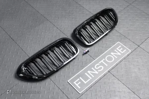 กระจังหน้า BMW G30 series 5 เส้นคู่ สีดำเงา พร้อมโลโก้ M5