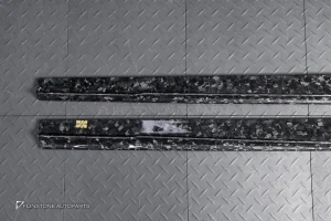 สเกิร์ตข้าง Forged Carbon สำหรับ AUDI RS7 ทรง Future Design