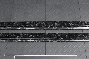 สเกิร์ตข้าง Forged Carbon สำหรับ AUDI RS7 ทรง Future Design