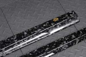 สเกิร์ตข้าง Forged Carbon สำหรับ AUDI RS7 ทรง Future Design