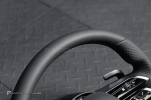 พวงมาลัยพร้อมAirbag สำหรับ W221 S-Class หนังดำ ด้ายดำ