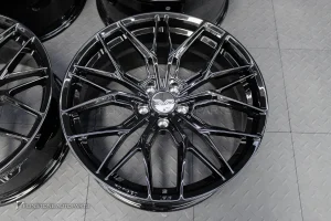 ล้อ Custom forged สำหรับ Tesla Model Y Juniper สีดำเงา ขอบ20 5-114.3 ET40