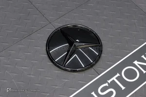 ดาวกระจก ดาวนูน สำหรับ C257 CLS-Class สีดำเงา แท้
