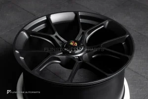 ล้อ Custom Forged PORSCHE 992 GT3 สีดำด้าน 5130 ขอบ 21 -21×11.5 5-130 ET55 =1วง