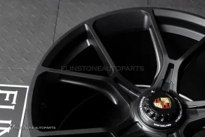 ล้อ Custom Forged PORSCHE 992 GT3 สีดำด้าน 5130 ขอบ 21 -21×11.5 5-130 ET55 =1วง