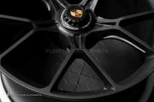 ล้อ Custom Forged PORSCHE 992 GT3 สีดำด้าน 5130 ขอบ 21 -21×11.5 5-130 ET55 =1วง