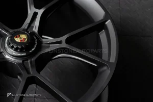 ล้อ Custom Forged PORSCHE 992 GT3 สีดำด้าน 5130 ขอบ 21 -21×11.5 5-130 ET55 =1วง