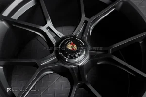 ล้อ Custom Forged PORSCHE 992 GT3 สีดำด้าน 5130 ขอบ 21 -21×11.5 5-130 ET55 =1วง