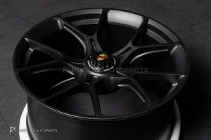 ล้อ Custom Forged PORSCHE 992 GT3 สีดำด้าน 5130 ขอบ 21 -21×11.5 5-130 ET55 =1วง
