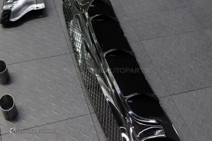 ดิฟฟิวเซอร์ท้าย W207 E-Class facelift ทรง E63 สีดำเงา