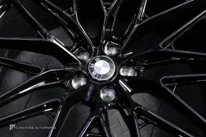 ล้อ Custom forged สำหรับ X6 G06 LCI ขอบ 22 5-112 สีดำเงา