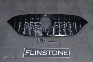 กระจังหน้า สำหรับ Mercedes Benz สำหรับ C294 EQE-Class ทรง GT สีดำ-โครเมี่ยม มีกล้องหน้า