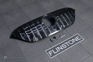 กระจังหน้า สำหรับ Mercedes Benz สำหรับ C294 EQE-Class ทรง GT สีดำ-โครเมี่ยม มีกล้องหน้า