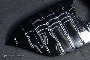 กระจังหน้า สำหรับ Mercedes Benz สำหรับ C294 EQE-Class ทรง GT สีดำ-โครเมี่ยม มีกล้องหน้า