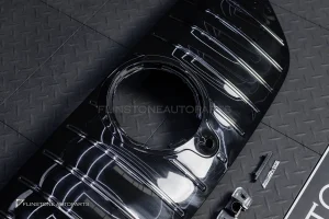 กระจังหน้า สำหรับ Mercedes Benz สำหรับ C294 EQE-Class ทรง GT สีดำ-โครเมี่ยม มีกล้องหน้า