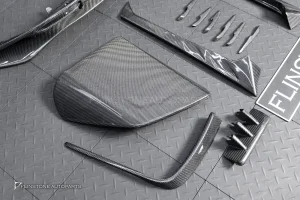 ชุดแต่งรอบคับ Carbon fiber สำหรับ Audi Q8 ทรง ABT
