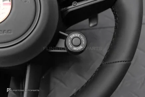 พวงมาลัย พร้อม Airbag สำหรับ PORSCHE 970 Panamera หนังดำ ด้ายดำ