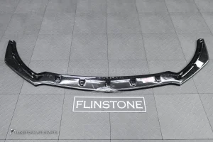 ลิ้นหน้า สำหรับ Mercedes Benz W118 CLA-Class ทรง Maxton design สีดำเงา