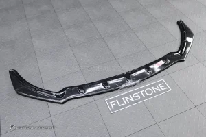 ลิ้นหน้า สำหรับ Mercedes Benz W118 CLA-Class ทรง Maxton design สีดำเงา